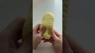 DIY Rainbow Jumbo Peanut Stress Ball - Satisfying Sand ASMR