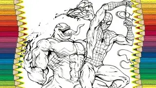 Spiderman vs Venom Coloring Page / Electro-Light - Symbolism [NCS Release]