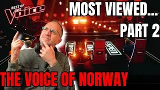 TOP 10 MOST VIEWED auditions on The voice of Norway (PART 2) - just... WOW 🤯  Vocal Coach Analysis