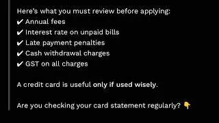 Credit cards hidden charges#subscibe for more @insurance w1q