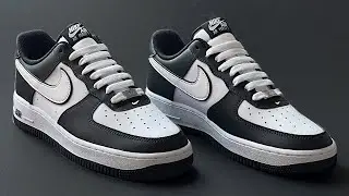 HOW TO BAR LACE NIKE AF1 LOW