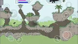 Minimilitia classic Da2/ TDM game in outpost map , /#minimilitia #gaming #minimilitiaupdate 