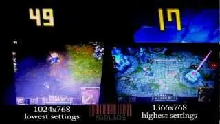 HD 6310 AMD e350 Gaming League Of Legends