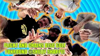 Диск-гольф в клубе Shelly Sharpe DGC Phoenix Arizona | Полный раунд с лётными снарядами и цепями