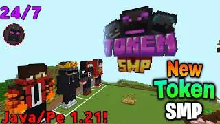 🔥 New Best Public Token SMP Minecraft 1.21 | Cracked 24/7 Server | Java + PE | Free To Join 🎮