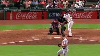 Max Stassi smashes a solo home run