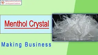 Menthol Crystal Making