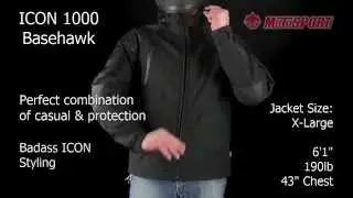 ICON 1000 Basehawk Jacket Fit