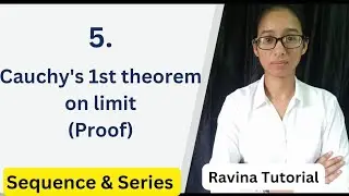 Cauchy's first theorem on limit | Sequence & Series | BSc Mathematics | CSIR NET | JRF