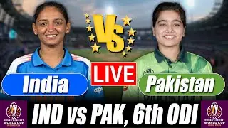 India Women vs Pakistan Women 6th ODI Score Commentary | Women World Cup 2025 Score |
