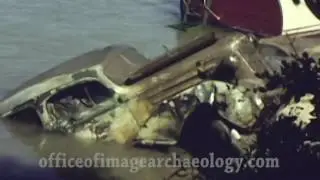 1958 VINTAGE AUTO RECOVERY FROM THE SACRAMENTO RIVER