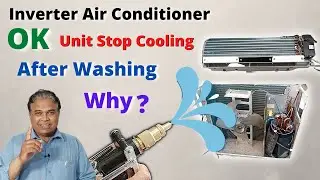 Dc Inverter Ac Running Unit Not Cooling After Washing/Cleaning | Problem Fix