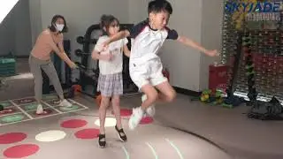 Exercise Battle Rope for Beginners ,Women, Children, Power Rope for Small Space, No Anchor Needed