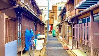 【4K】Japan Walking Tour - Explore The Old Neighborhoods in Nagoya
