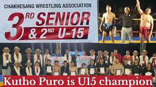 U15 Final: Kutho Puro is CWA 2nd U15 Naga wrestling Champion 🏆 