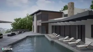 3D Fly-through Animation Renderings | Modern Villa