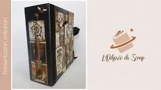Scrapbooking - Présentation Album photo Grimoire - L'Odyssée du Scrap