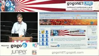 Anatomy of gogoNET by Bruce Sinclair at gogoNET LIVE! IPv6 Event