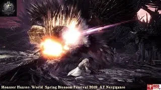 Monster Hunter:  World  Spring Blossom Festival 2019  (Arch Tempered Nergigante w/ Randoms)  (PS4)
