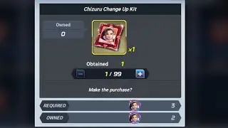 ONE MORE MEMORY AWAY FROM EX CHANGE UP KIT :D - SS CHIZURU EVENT - KOF ALL STAR