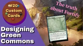 Проектирование Green Commons | Пользовательские карты MTG №20