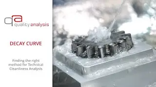 Decay curve: Procedure for determining analysis methods in technical cleanliness