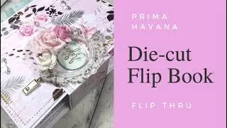 Die Cut Mini album flipbook swap with @craftykimchi