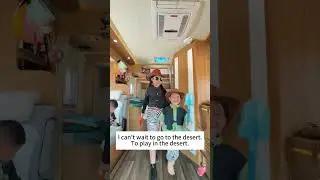 The RV got caught in a dust storm. 