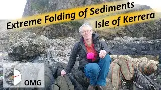Extreme Folding of sediments.  Isle of Kerrera