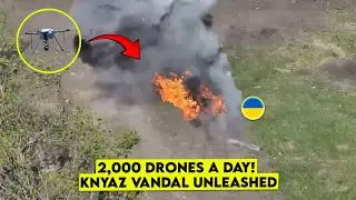 Watch! How Russia&rsquo;s Knyaz Vandal Drone Is Wiping Out NATO Weapons