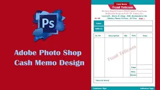 How To Make Professional Cash Memo/Bill Voucher Design in Photoshop!