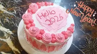 New Year's simple Cake Decorating by MH Food Paradise