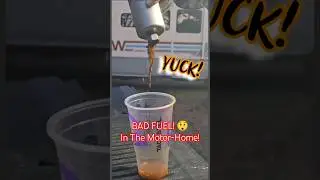 BAD GAS RV Repair Muddy Water In Fuel System In Customer's Motorhome! #rv #viral #trending #shorts