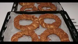 وصفة السميت التركي سهل و لذيذ Turkish Simit Recipe Easy & Delicious
