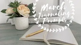 March Journaling Prompts | Plan with Me | | Journal with Me |