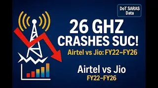 DoT SARAS Deep-Dive: How 26 GHz Crashed SUC | License & Spectrum Fees FY22&ndash;FY26