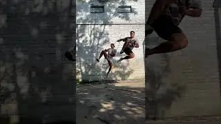Double Jump Side Kick!