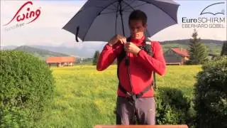 EuroSCHIRM | Product description of the Swing handsfree trekking umbrella