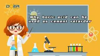 Why boric acid can be used as cement retarder