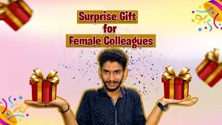 Surprising Our Female Colleagues with Gifts After a Fun Session!