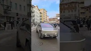 Double Tesla Cybertruck in St Moritz #short #shorts #youtubeshorts