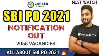 SBI PO 2021 NOTIFICATION OUT | 2056 VACANCIES | EXAM on November | PDF Link in Description |