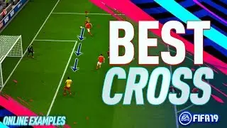 BEST CROSS IN FIFA 19!! - Fifa 19 Crossing Tutorial - Driven Cross