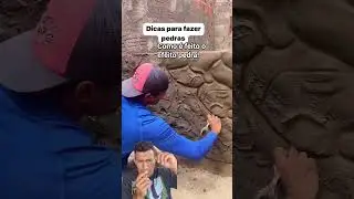 como &eacute; feito o efeito pedra #constru&ccedil;&atilde;o #pedreiro #shortvideo