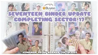 ☁️ storing new photocards into my seventeen binder | completing sector 17 (ft buyee mercari japan)
