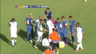 RED CARD El Salvador, Rodolfo ZELAYA No. 9 | @fesfut_sv @FenafuthOrg #CCA2017