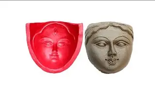Face Ka Molding Kaise Banaye ll How To Make Face Molding #molding #face #clayart 