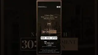 M3M ALTITUDE 30:70 PAYMENT PLAN #m3m #golfestate #spr #dwarkaexpressway #dxp