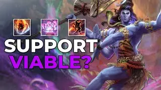 Is Shiva SUPPORT VIABLE IN SMITE? Absolutely BUSTED KIT