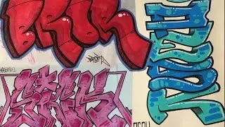 Graffiti Blackbooks and Sketches 2016-2017